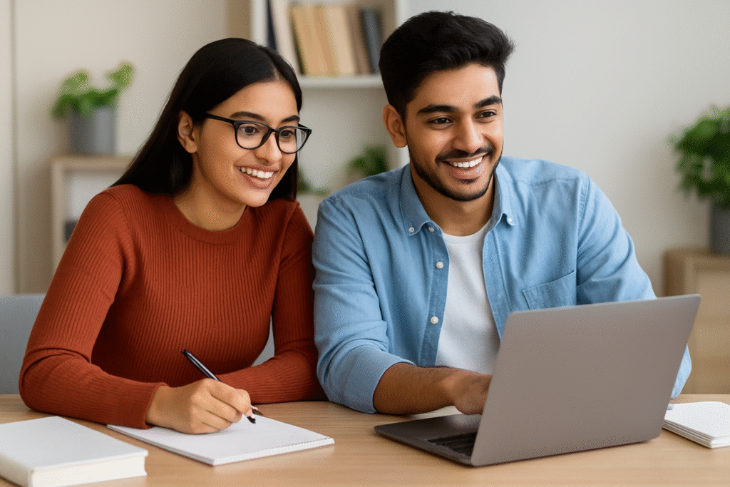 students enjoying career guidance provided by NEO EDUVERSE
