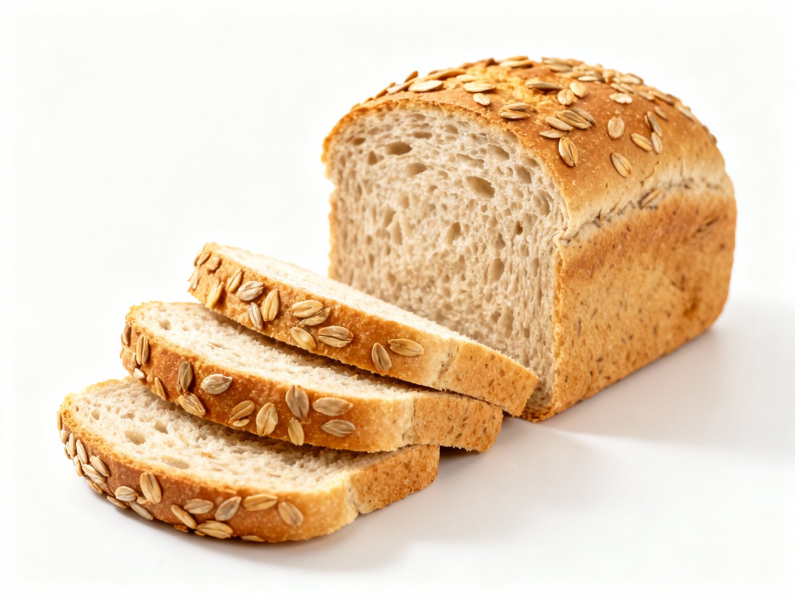 fresh whole wheat bread loaf 400g