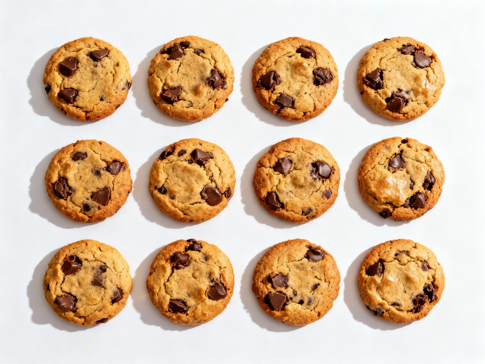 chocolate chip cookies pack of ten baked fresh